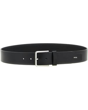 BOSS 'Drazen Boss Tip' Belt - White