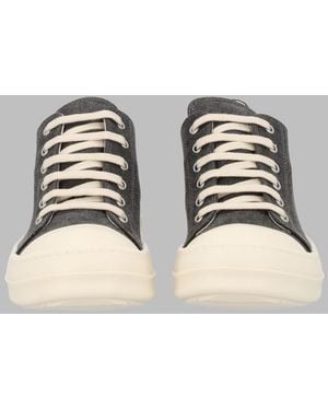 Rick Owens Low-Profile Sneakers - Metallic