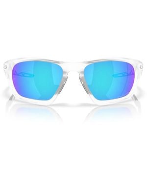 Oakley Sonnenbrille Oo9431 943106 Lateralis Matte Transparent/Prizm Sapphire Unisex - Blau