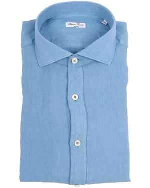 SARTORIA DEL CAMPO-SONRISA Shirt Cotton - Blue
