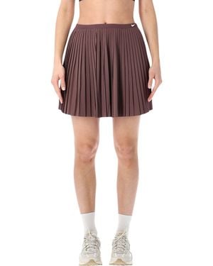 Nike Pleated Mid-Rise Skirt - Purple
