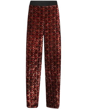 OBIDI Fluwelen Broek - Rood