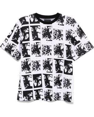 Rassvet (PACCBET) Flower Jacquard Tee Shirt Knit - Black