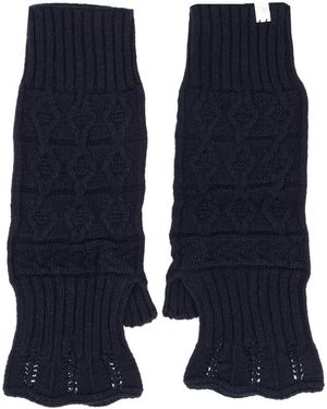 Antipast Strickhandschuhe Marineblau