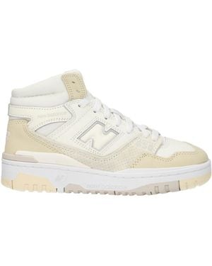 New Balance Trainers 650 Donna Pelle Bianco/Noce - Natural