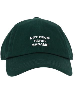 Drole de Monsieur Gorra con eslogan verde oscuro