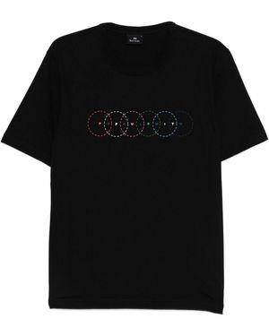 Paul Smith T-Shirt Mit Grafischem Print - Schwarz