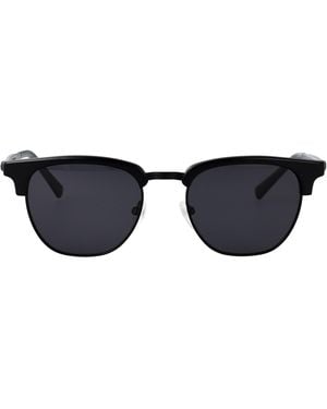 Ferragamo Round Sunglasses Sf307 S 001 - Blue