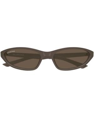 Balenciaga Sonnenbrille Bb0402 S 008 Braun/Braun Damen