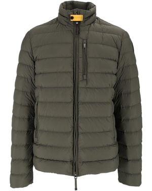 Parajumpers Ugo Quilted Zippered Pockets Down Jacket - Green