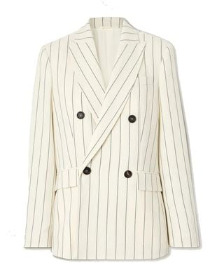 Brunello Cucinelli Wool Blazer - Natural