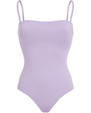 Vilebrequin Bustier One-Piece Swimsuit Solid - Paars