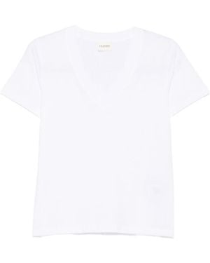 Closed T-Shirt Mit V-Ausschnitt - Weiß
