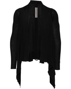Rick Owens Asymmetrisch Vest - Zwart