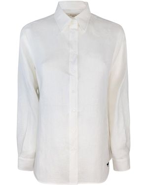 Weekend by Maxmara Camicia Werner In Lino - Wit
