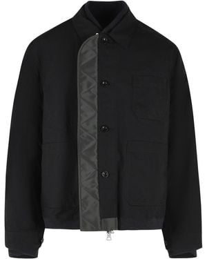 Sacai Reversible And Polyamide Jacket - Black
