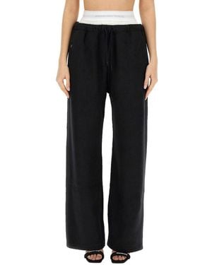T By Alexander Wang Sweatpants With Brief - Black