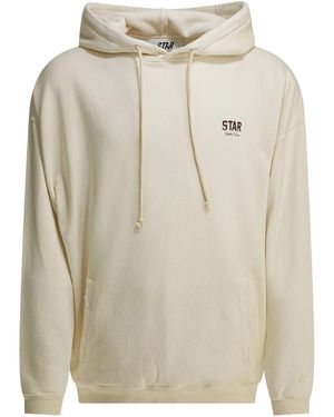 Golden Goose Star Sweatshirts - Natural