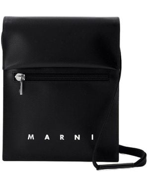 Marni Beutel auf dem Gurt Crossbody Synthetic Schwarz