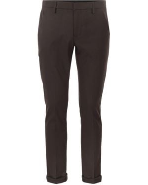 Dondup Gaubert Wool Blend Trousers - Grey
