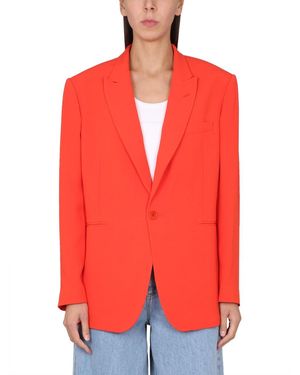 Aspesi Single-Breasted Blazer - Red