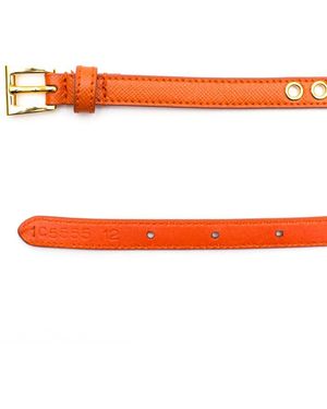 Prada Skinny Ösengürtel Orange