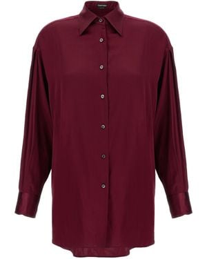 Tom Ford Silk Shirt - Paars