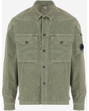 C.P. Company Stretch Cotton Shirt - Green