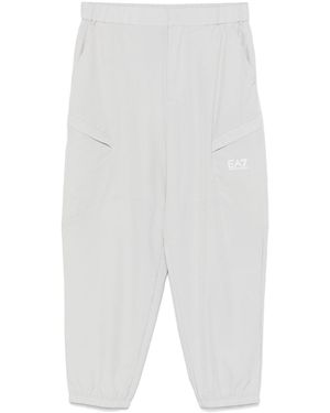 EA7 Logo Trackpants - Weiß