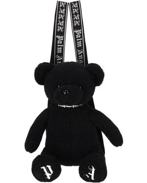 Palm Angels Bear In Mind Rucksack Schwarz Off White - Weiß