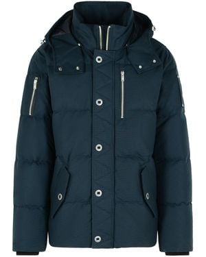 Moose Knuckles 'Original 3 Q' Navy Cotton Mischjacke - Blau