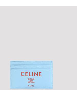 Celine Mittelgroßer Kartenhalter - Blau