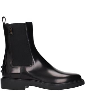Tod's Leather Shoes - Black