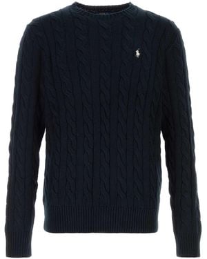 Polo Ralph Lauren Ls Driver Cn-Long Sleeve-Pullover - Blue