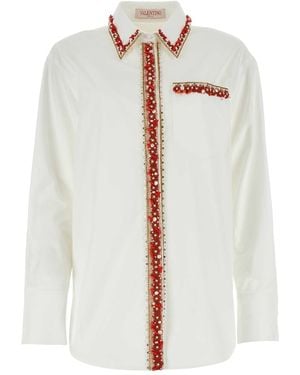 Valentino Garavani Poplin Shirt - White
