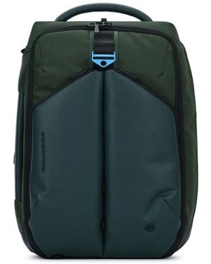 Piquadro Zaino Porta Pc 15,6' Espandibile 3 Comparti - Green