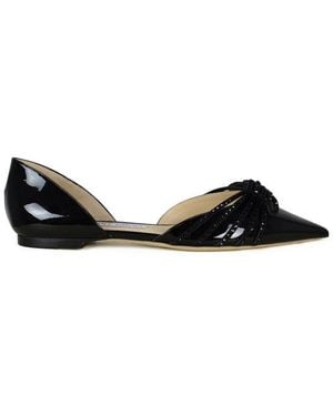 Jimmy Choo Kaitence Flat - Zwart