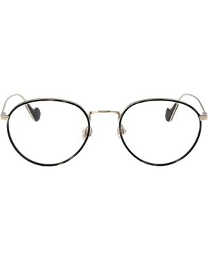 Moncler Grigio Lucido Metal Glasses - Brown