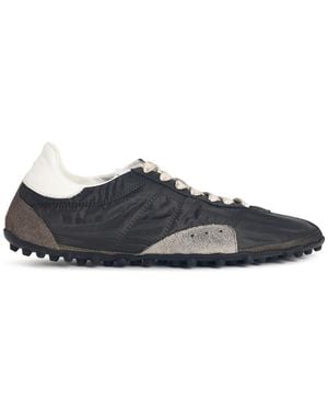 Maison Margiela "Sprinters"-Sneaker aus Lear- und Gigio-Scuro-Stoff - Weiß
