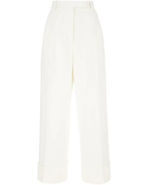 Thom Browne High Waisted Pants - White