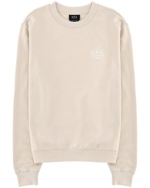 A.P.C. Sweatshirt With Logo - Natural