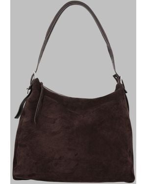 Lemaire Style Minimal Mini Shoulder Bag For - Brown