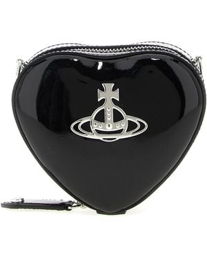 Vivienne Westwood 'Mini Heart' Crossbody -Tasche - Schwarz