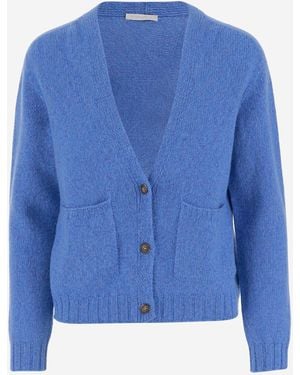 Oliver Lattughi Cashmere Cardigan - Blauw