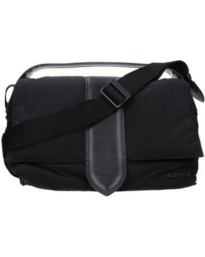 Jacquemus Crossbody Messenger Bag Fabric - Black