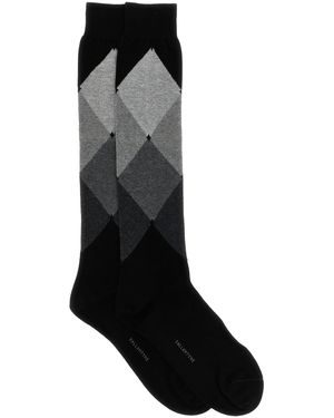 Ballantyne Diamond-Shaped Socks - Black