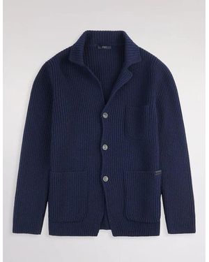 Fay Jacke aus -Wolle - Blau