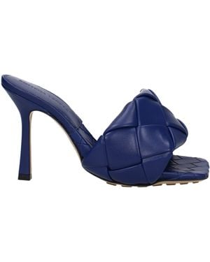 Bottega Veneta Sandals Leather/Cruise - Blue