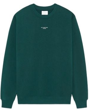 Drole de Monsieur Classic Slogan Sweatshirt - Green