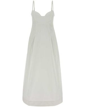 Co. Bustier Cut Dress - White